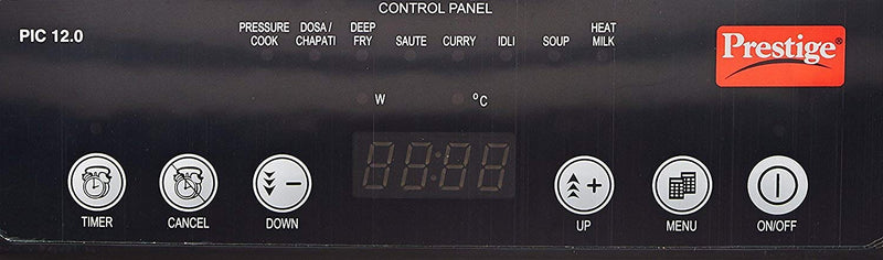 Prestige PIC 12.0 1500 Watt Induction Cooktop (Black)