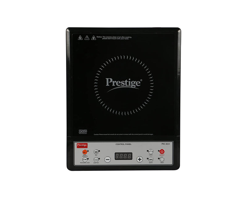 Prestige Pic 22.0 1200 Watt Induction Cooktop (Black) | Push Button