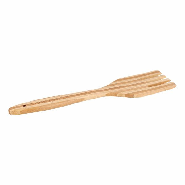 Classy Touch Premium Bamboo Standard Mixing Forked Spatula