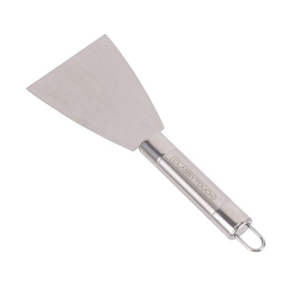 Cooking Solid Turner (22 cm-Silver)
