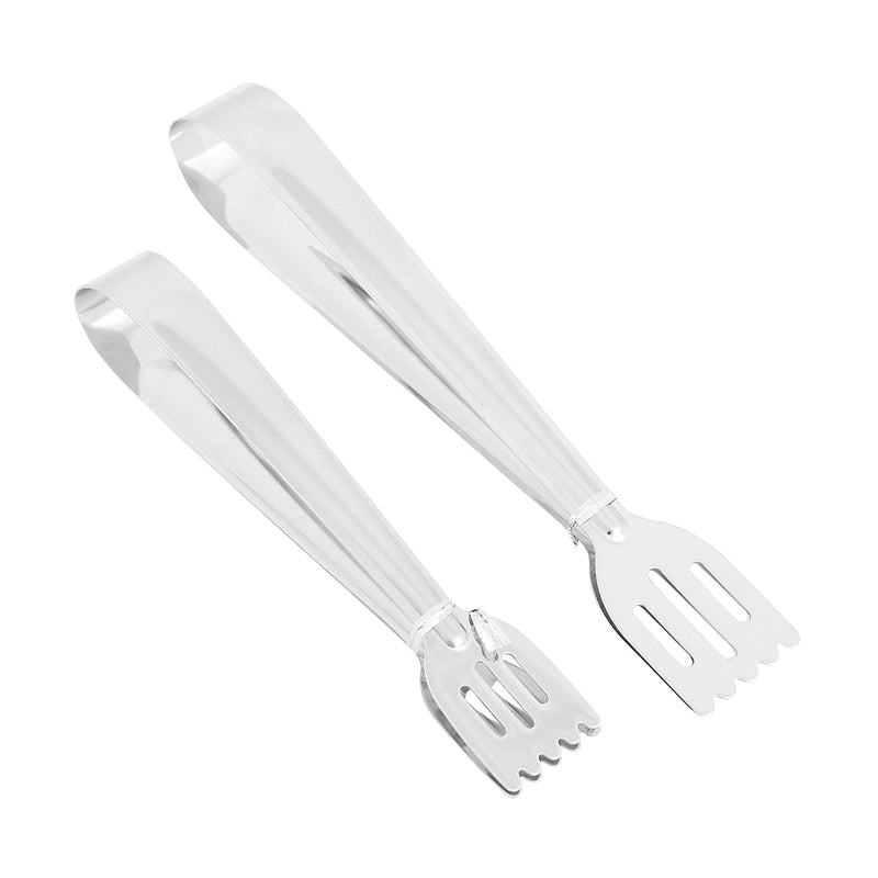 Classy Touch Kitchen Tongs Stainless Steel  - 2 Pieces