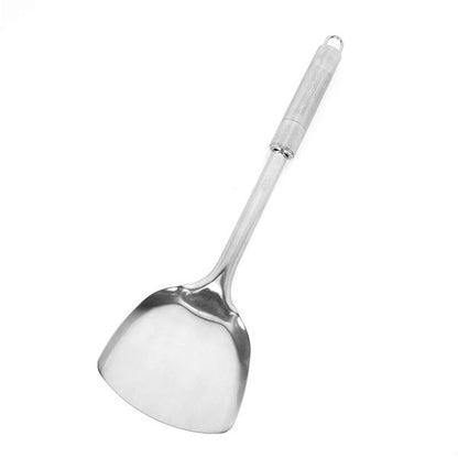 Classy Touch Stainless Steel Cooking Turner/Spatula - Kitchen Utensil for Grilling, Baking, and Cooking - SilverCT263