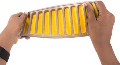 Classy Touch Easy Push Premium Pop-Up Ice Cube Tray,with Flexible Silicon Bottom and Lid,