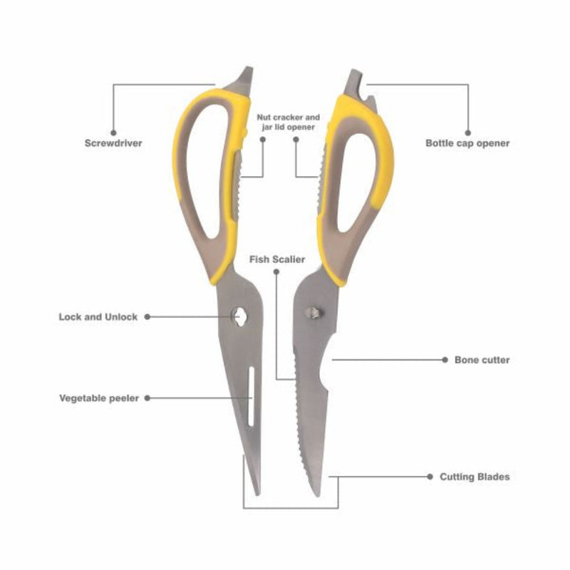 Classy Touch Professional Multifunctional Kitchen Scissor - CT402 - 4