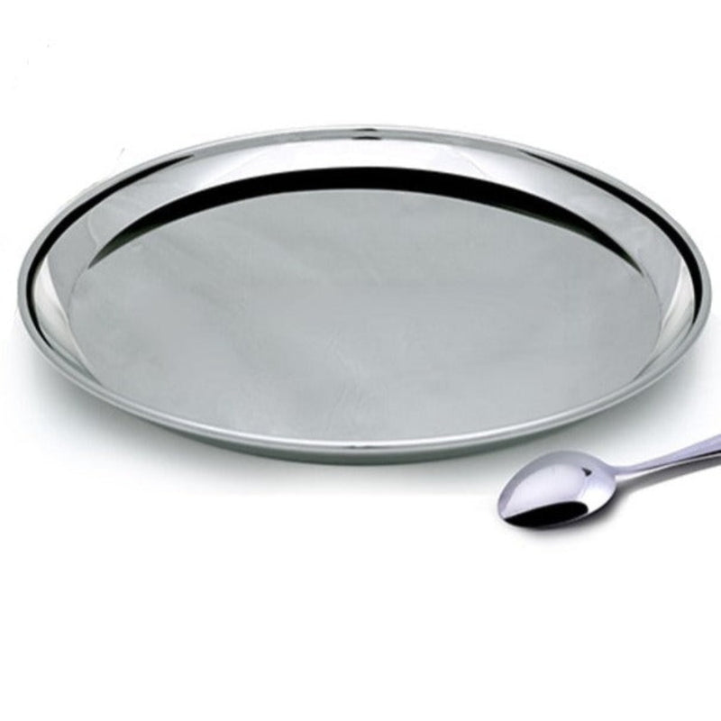 Mirror Stainless Steel Kanchan Bogi 14 Inch Plain Dinner Set - MIR0005 - 2