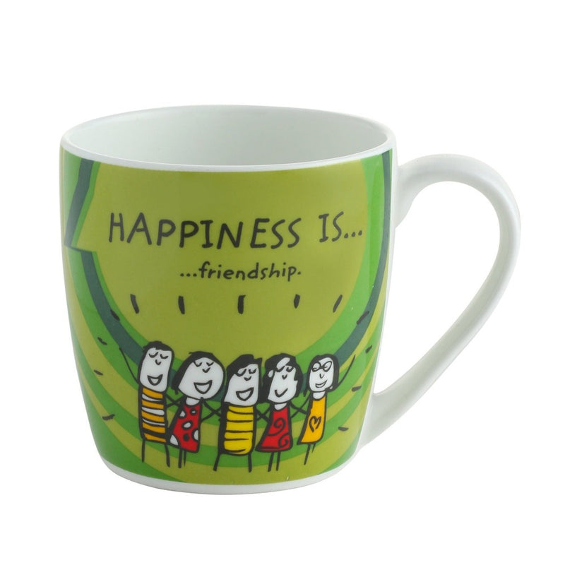 Clay Craft Ceramic Happiness Is... Alton Printed 210 ML Coffee Mug - 4