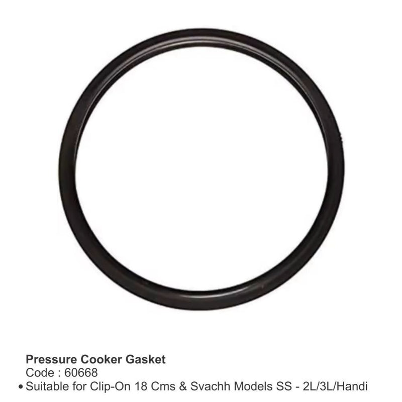 Prestige Rubber Gasket for Clip-ON Mini Pressure Cooker - PR60668 - 2