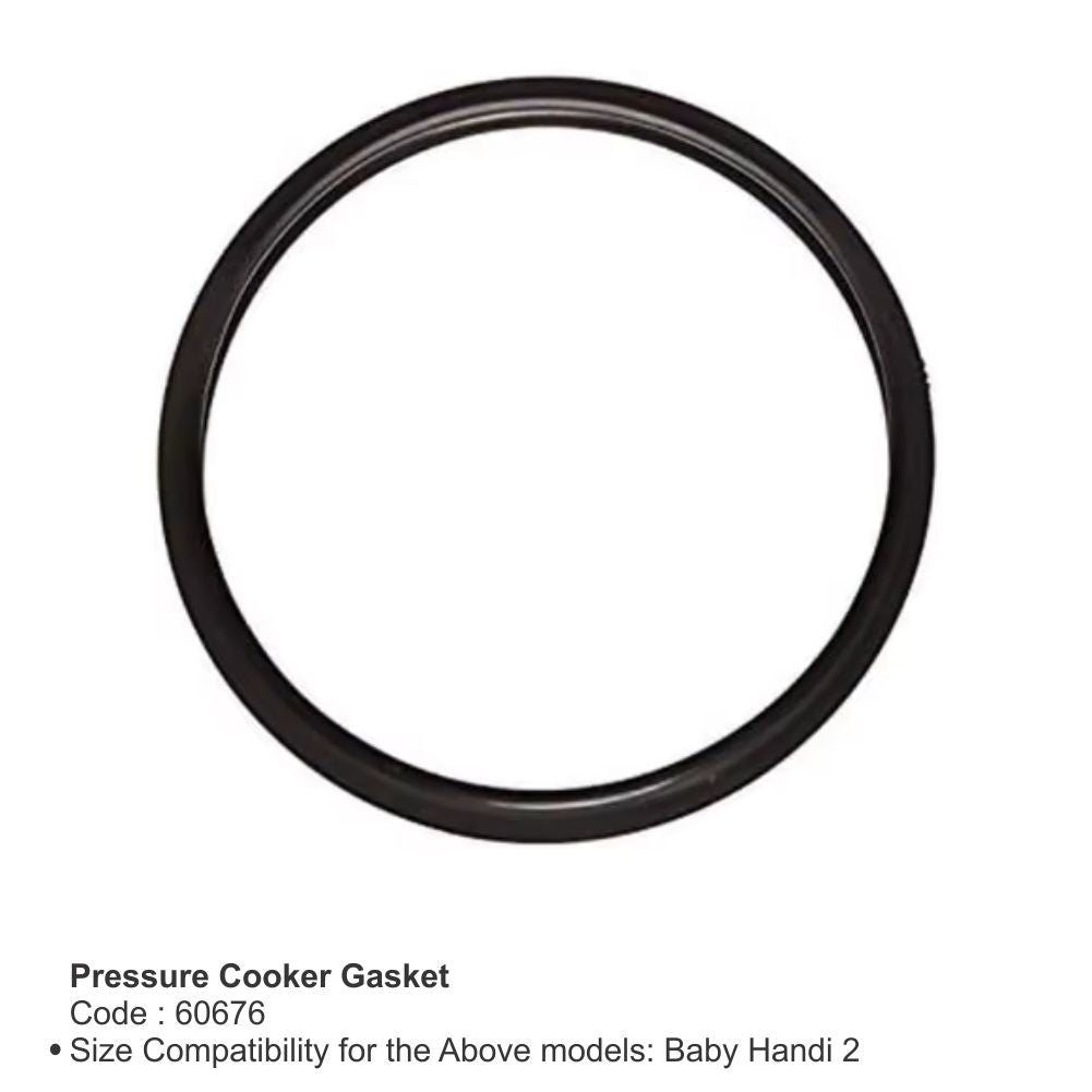 Prestige ClipOn Pressure Cooker Gasket PR60676 Black 1 Pc