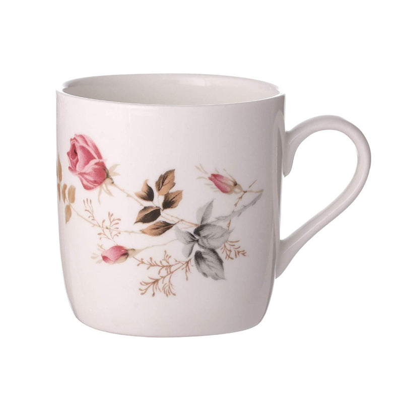 Clay Craft Ceramic Floral 200 ML Coffee & Tea Mugs - 3