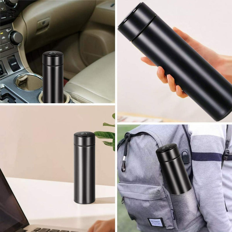 Smart Vacuum Insulated Water Bottle with LED Temperature Display - 3