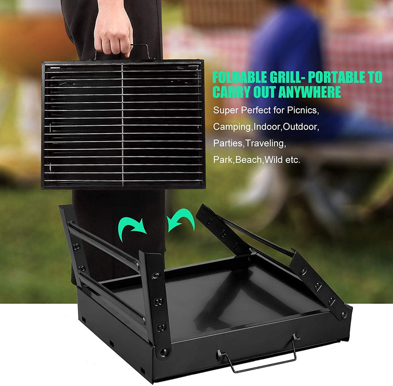 BBQ Barbeque Grill 4 pc COMBO | Portable