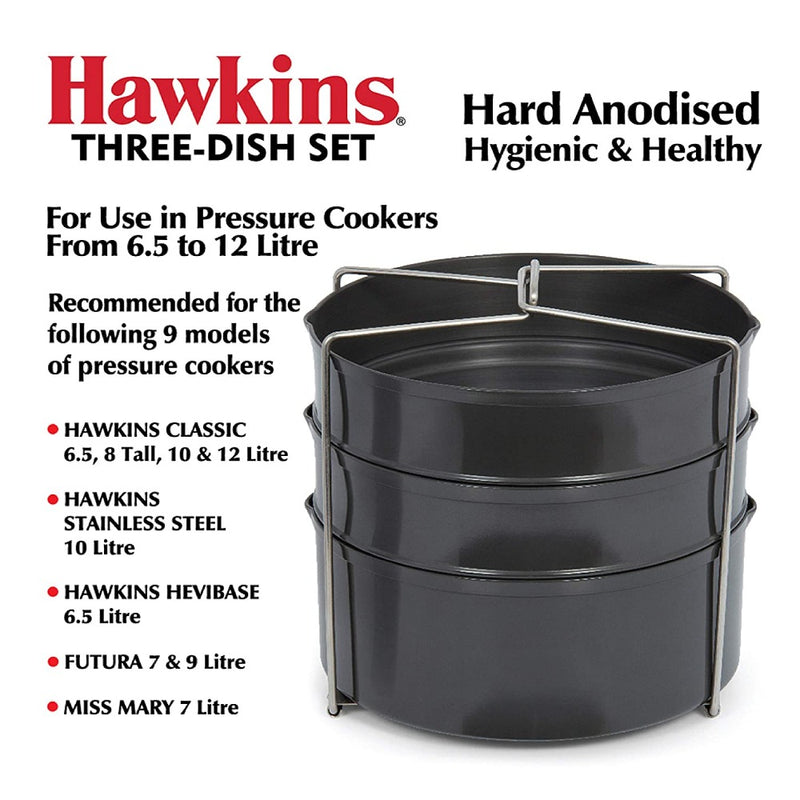 Hawkins Hard Anodised Dish Set Three - 4