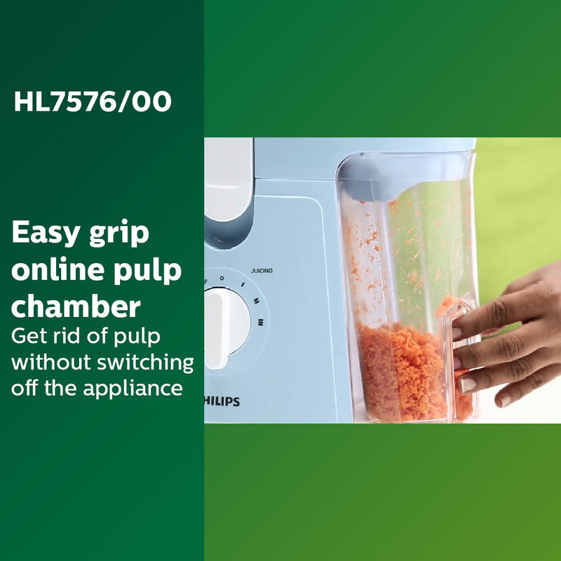 Philips Amaze HL7576/00 600-Watt Juicer Mixer Grinder with 3 Jars