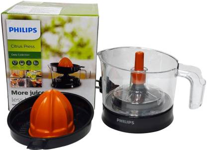 Philips HR2777 Citrus Press (Black) 25W Juicer Way Rotation