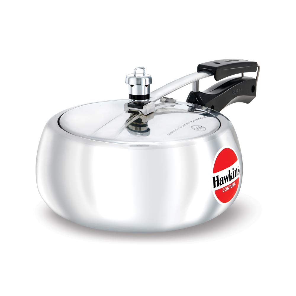 Hawkins Contura Aluminium Pressure Cookers Silver – Rasoi Shop