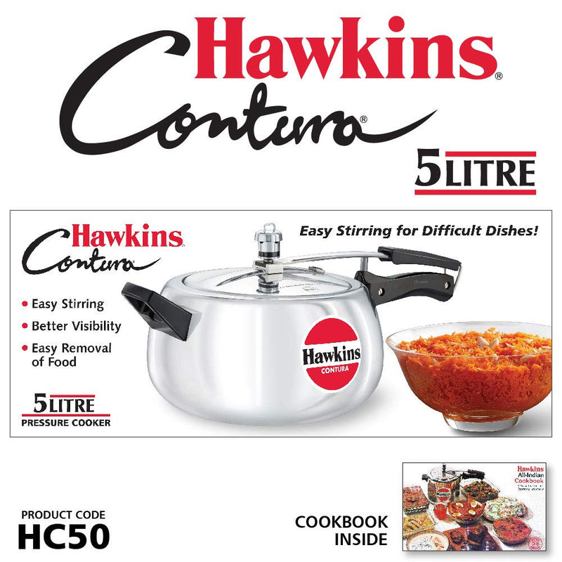 Hawkins Contura Aluminium 5 Litres Pressure Cookers - 14