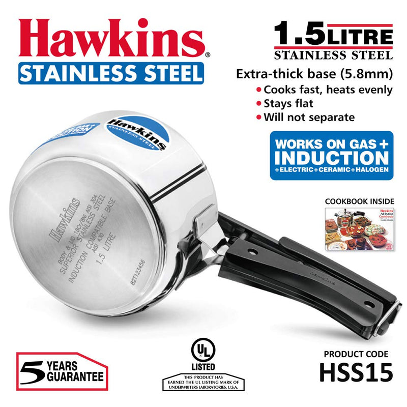 Hawkins Stainless Steel Pressure Cookers - 2