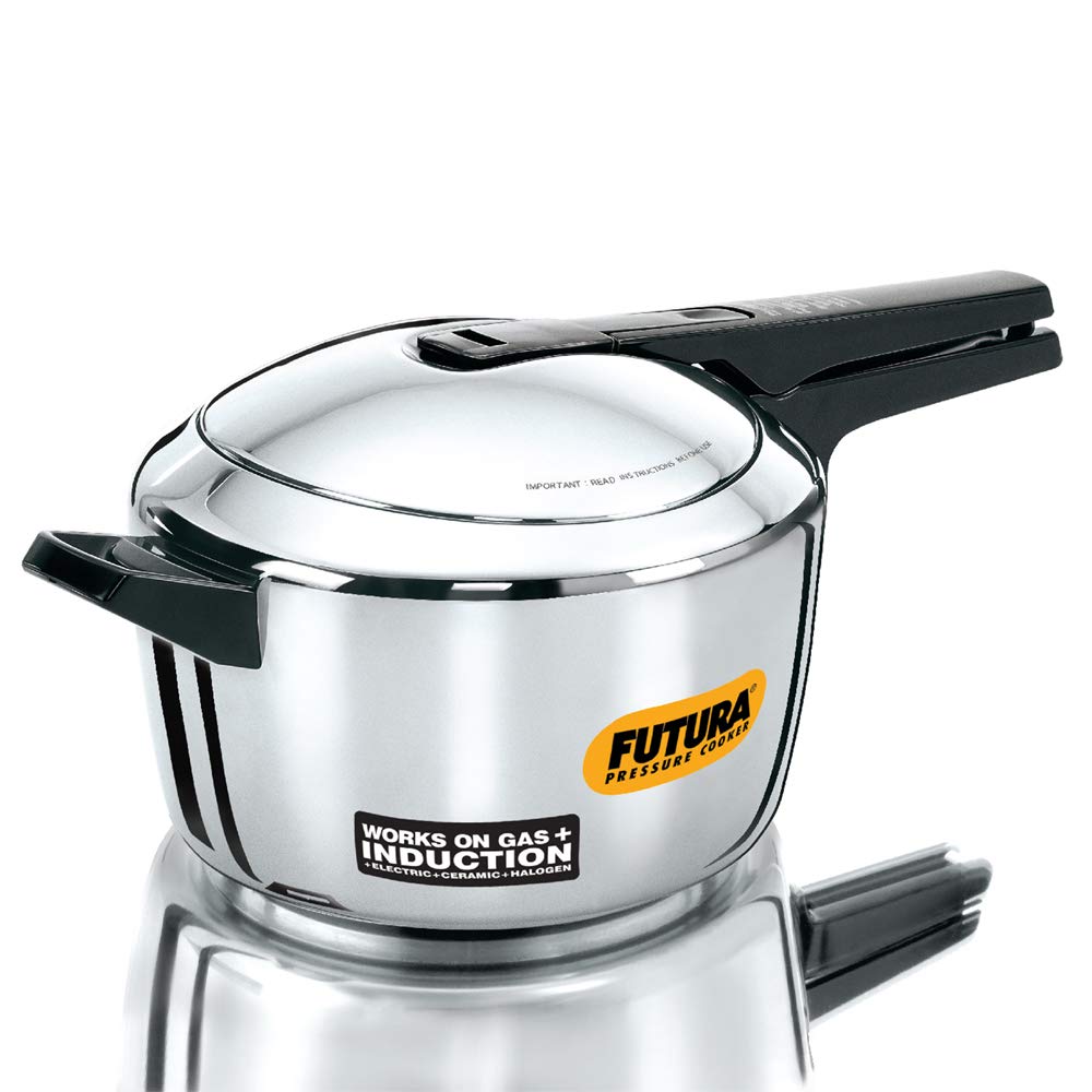 Hawkins Futura Stainless Steel Pan Pressure Cooker Induction