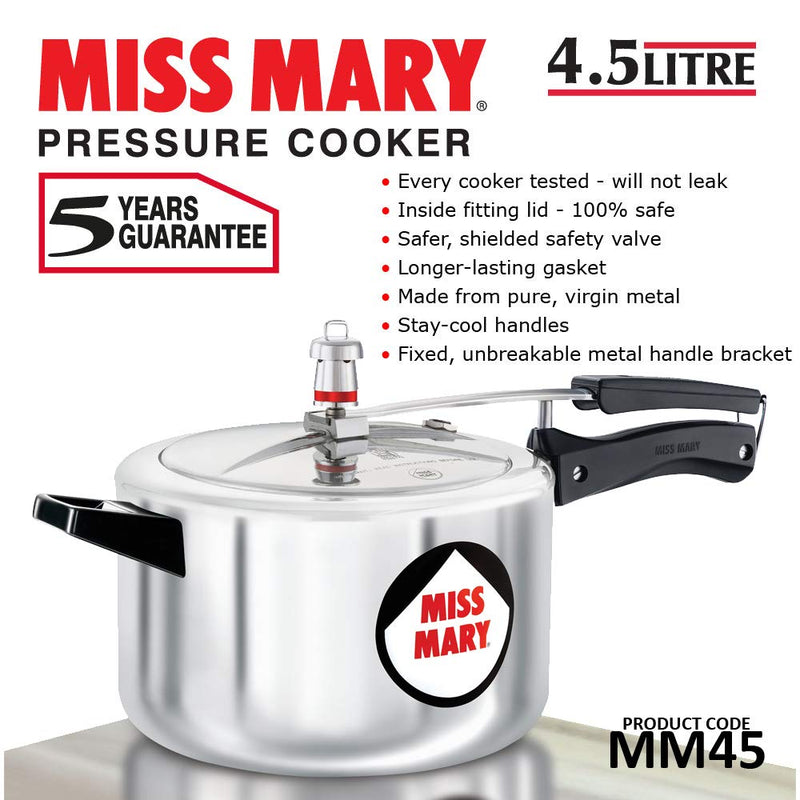 Hawkins Miss Mary Aluminum Pressure Cookers 4.5 L - 15