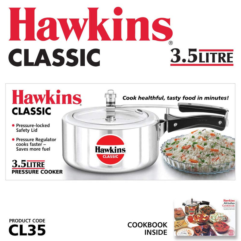 Hawkins Classic Aluminum Pressure Cooker - 16