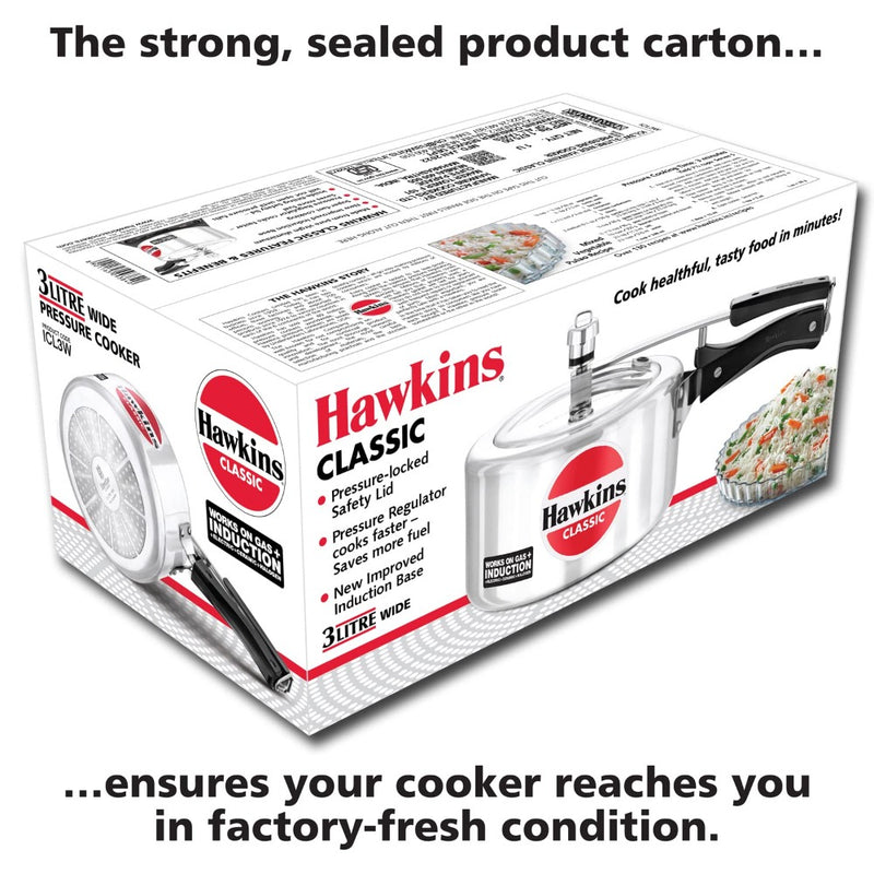 Hawkins Aluminium Classic Pressure Cooker - 15