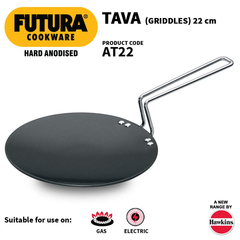 Buy Hawkins Futura Black Hard Anodised Extra Thick Tawa 26 cm Online at  Best Prices in India - JioMart.