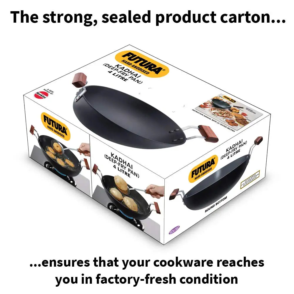 Hawkins Futura Hard Anodised 4 L Kadhai - 6