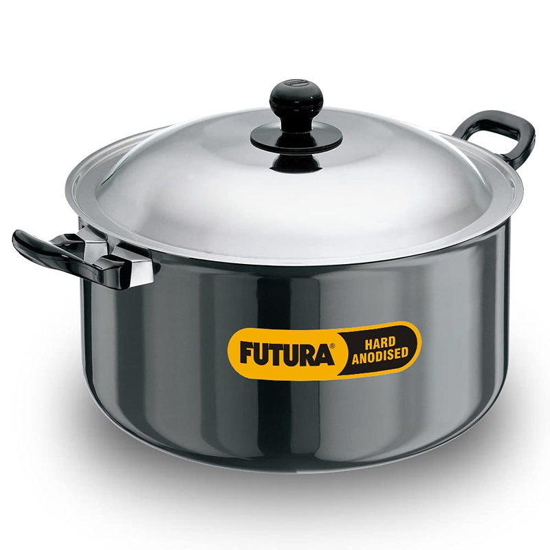 Hawkins Futura Hard Anodised 8.5 Litres Stewpot with Lid - 1