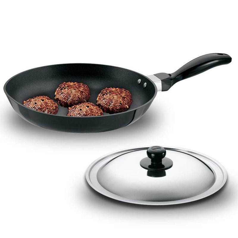 Hawkins Futura Non-Stick Frying Pan with Steel Lid - 12