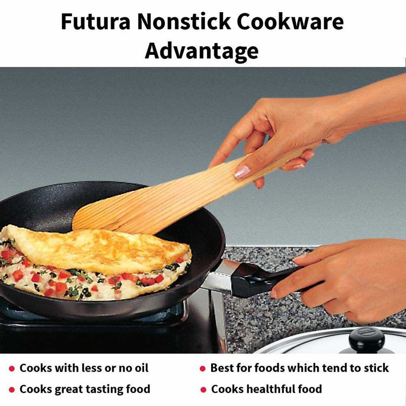 Hawkins Futura Non-Stick Frying Pan with Steel Lid - 5