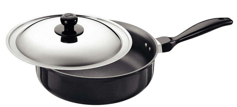 Buy Hawkins Futura Non-stick Sauce Pan 20 cm Diameter with Lid 3 L (NS30G)  Online at Best Price