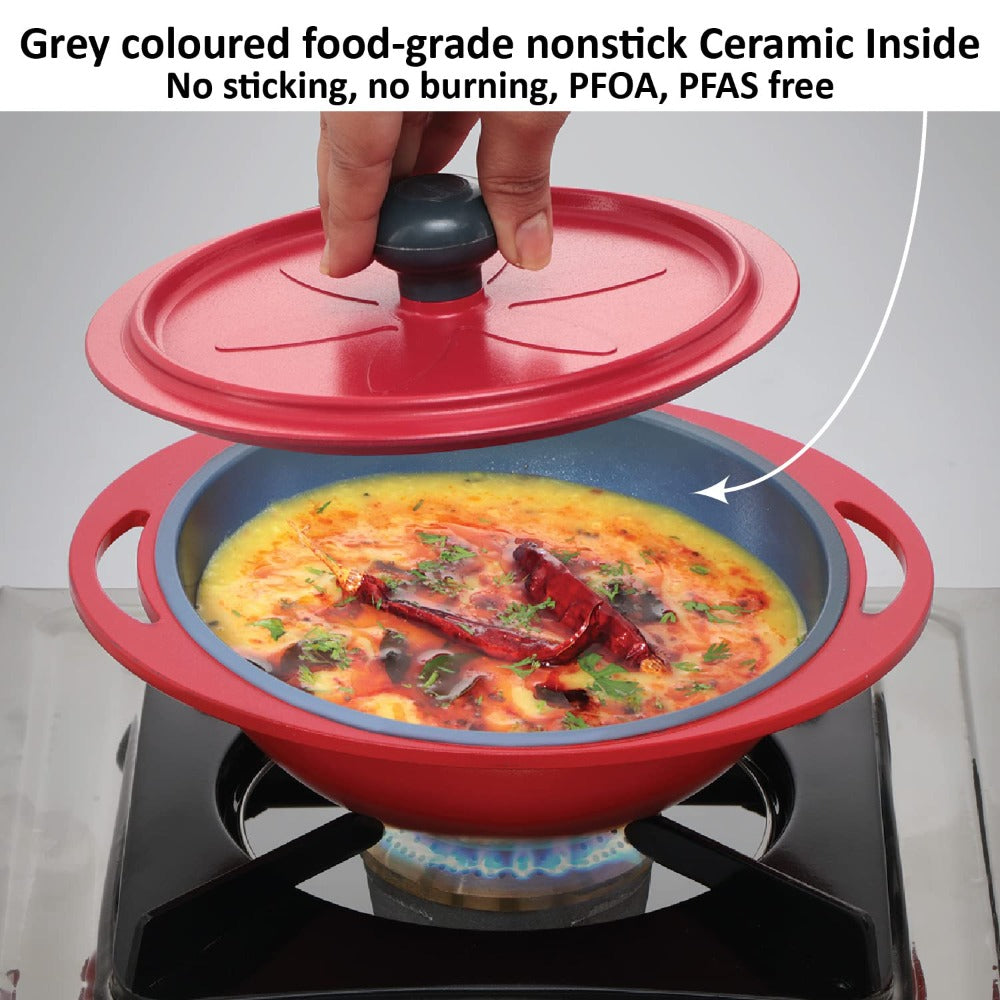 Hawkins Die Cast 750 ML Mini Round Casserole with Lid - 5