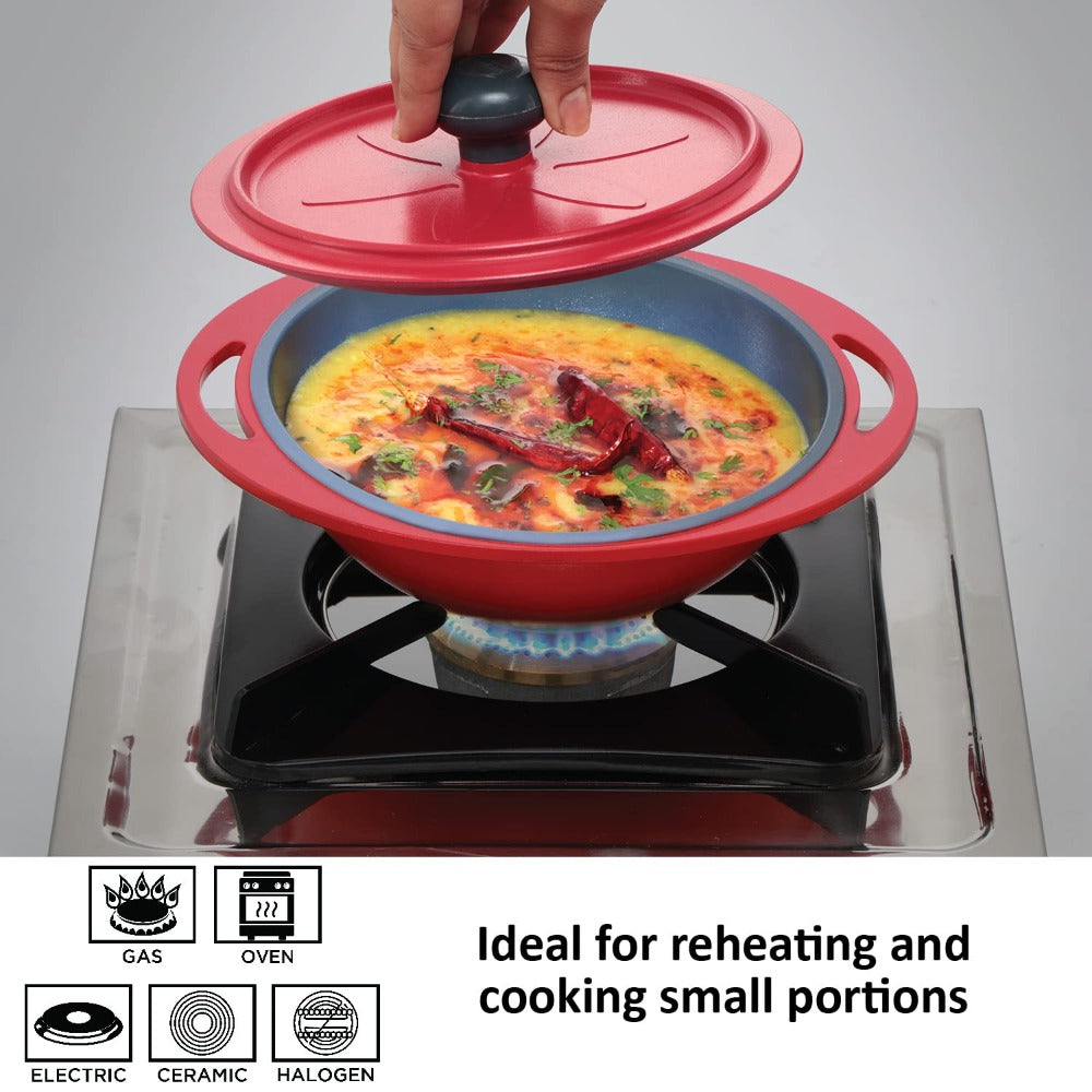 Hawkins Die Cast 750 ML Mini Round Casserole with Lid Pc