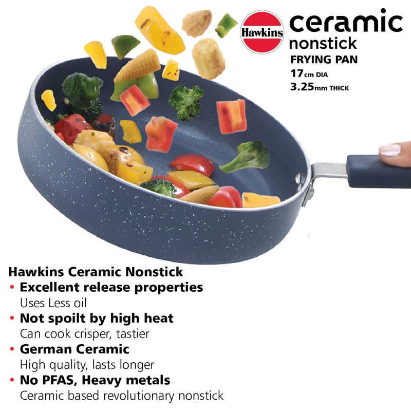 Hawkins Ceramic Nonstick 17 cm Frying Pan - 4