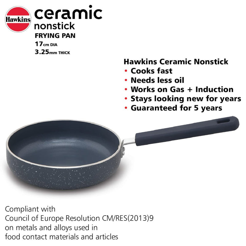 Hawkins Ceramic Nonstick 17 cm Frying Pan - 8