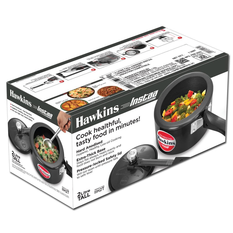 Hawkins Instaa Hard Anodised Pressure Cooker - 6