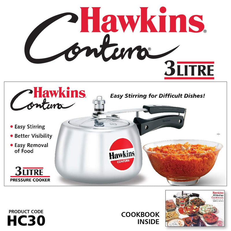 Hawkins Contura Aluminium 3 Litres Pressure Cookers - 8