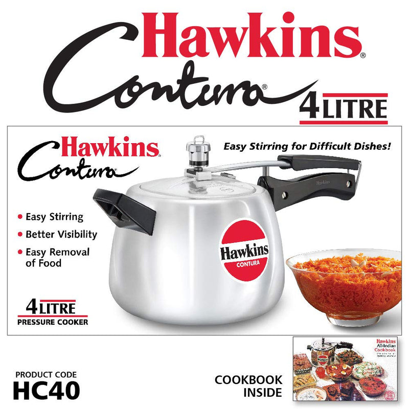 Hawkins Contura Aluminium 4 Litres Pressure Cookers  -  12