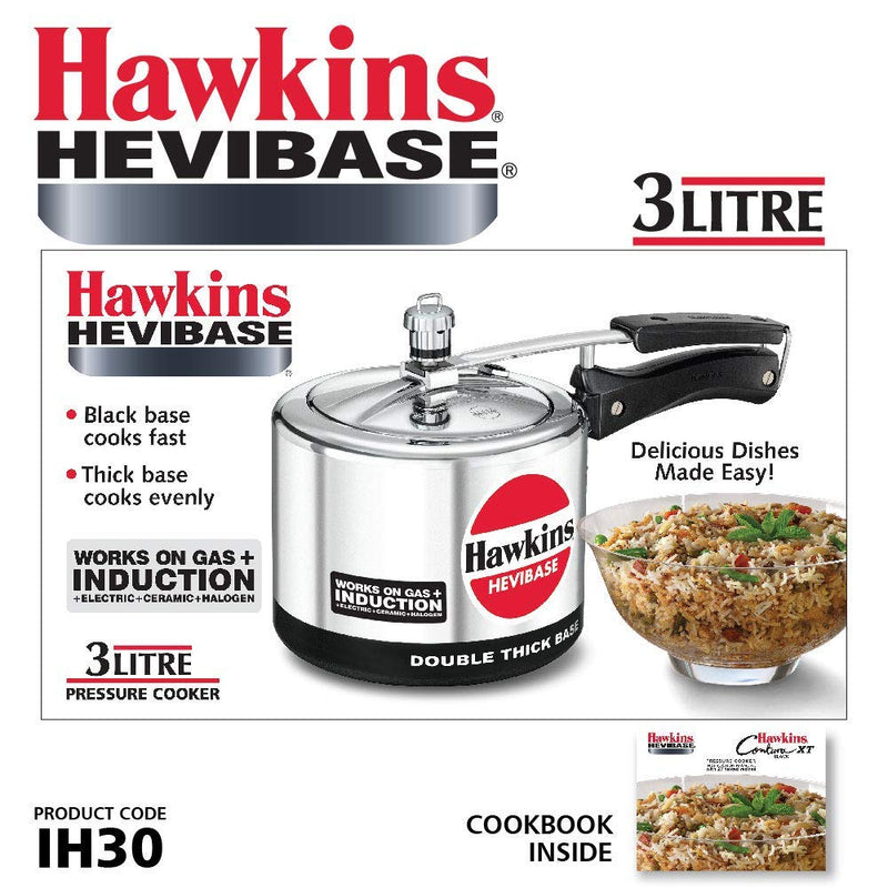 Hawkins Hevibase Aluminium 3 Litres Pressure Cookers - 7
