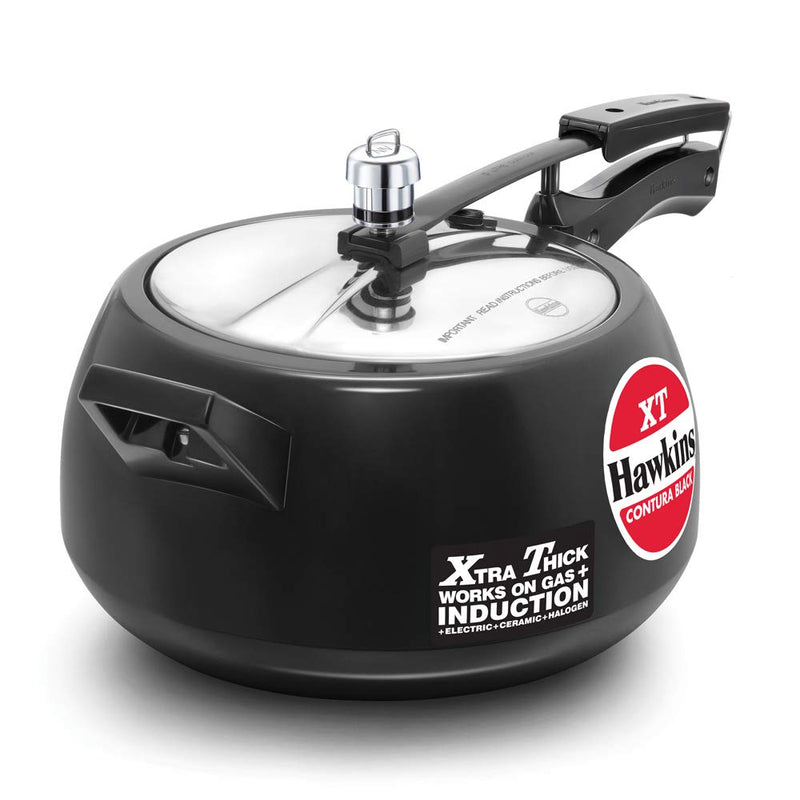 Hawkins Contura Hard Anodised XT (Xtra-Thick) Base 5 Litre Pressure Cookers - 10