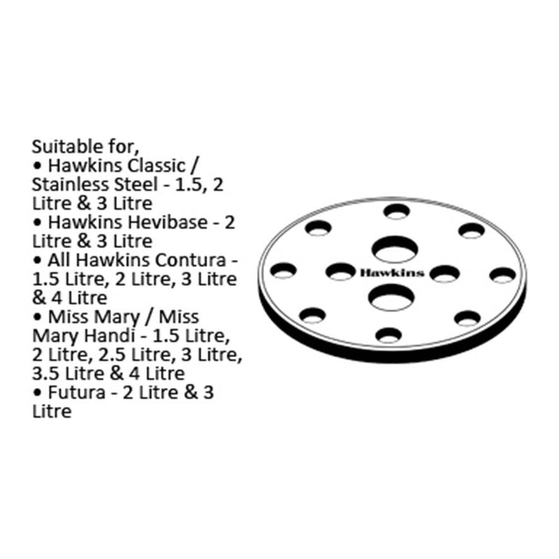 Hawkins Pressure Cooker Stainless Steel Grid | Silver | 1 Pc