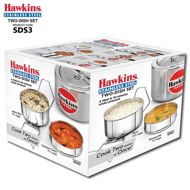Hawkins Stainless Steel Two-Dish Set - 5