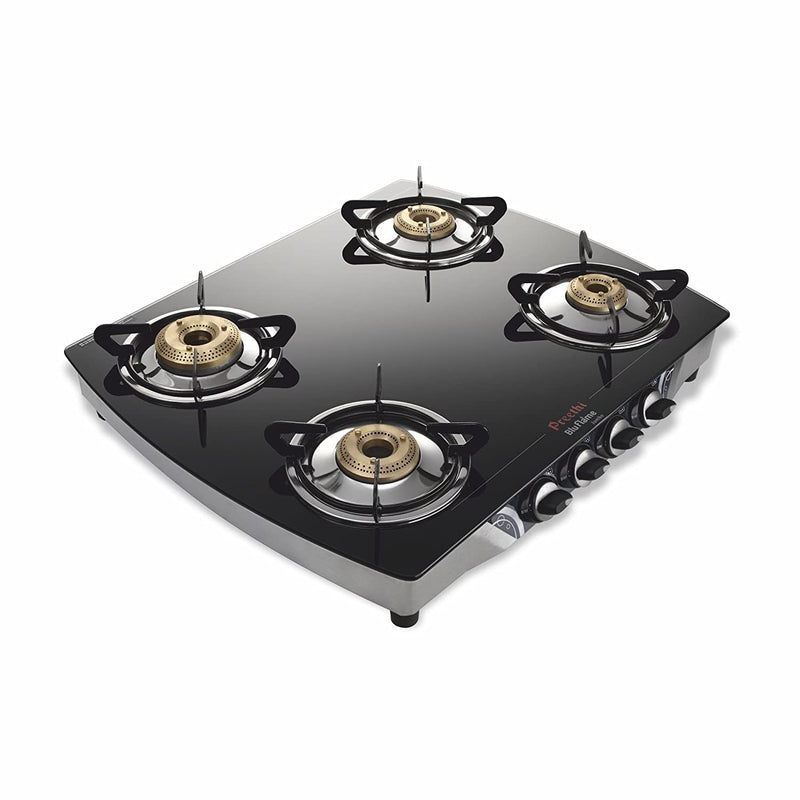 Preethi Blu Flame Jumbo Glass Top 4Burner Gas Stove