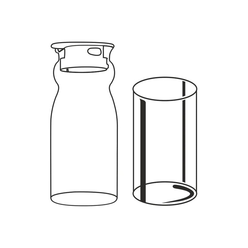 Borosil Aqua Set (Marina Jug + Vision Glass) - 7