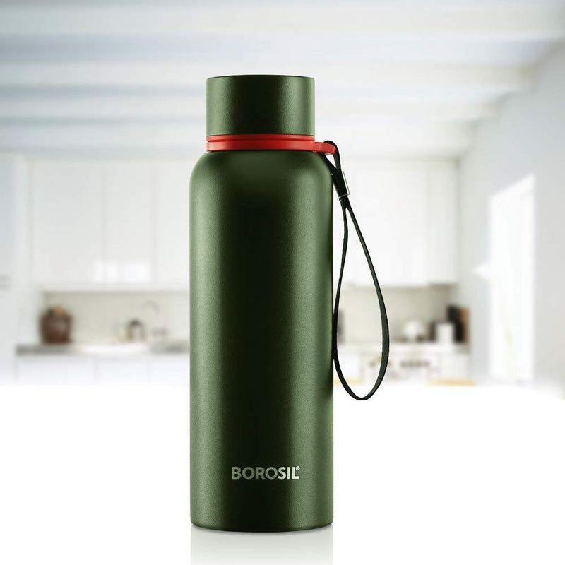 Borosil Stainless Steel Hydra Trek Vacuum Insulated Flask Water Bottle - 6