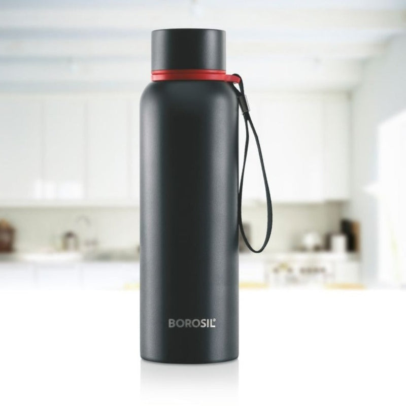 Borosil Stainless Steel Hydra Trek Vacuum Insulated Flask Water Bottle - 1