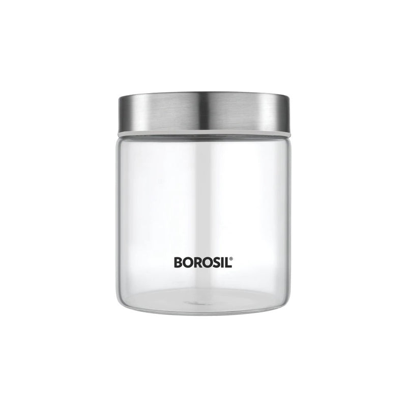 Borosil Endura Storage Glass Jar with SS Lid - 600 ML - 2