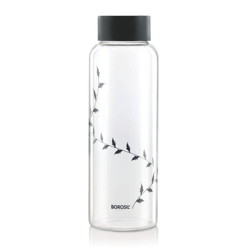 Borosil Puro Crysto D’Sign 1 Litre Glass Bottle - 2