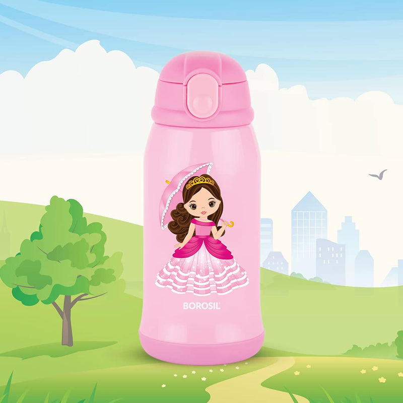 Borosil Hydra Princess Vacuum Insulated Water Bottle for Kids - 1