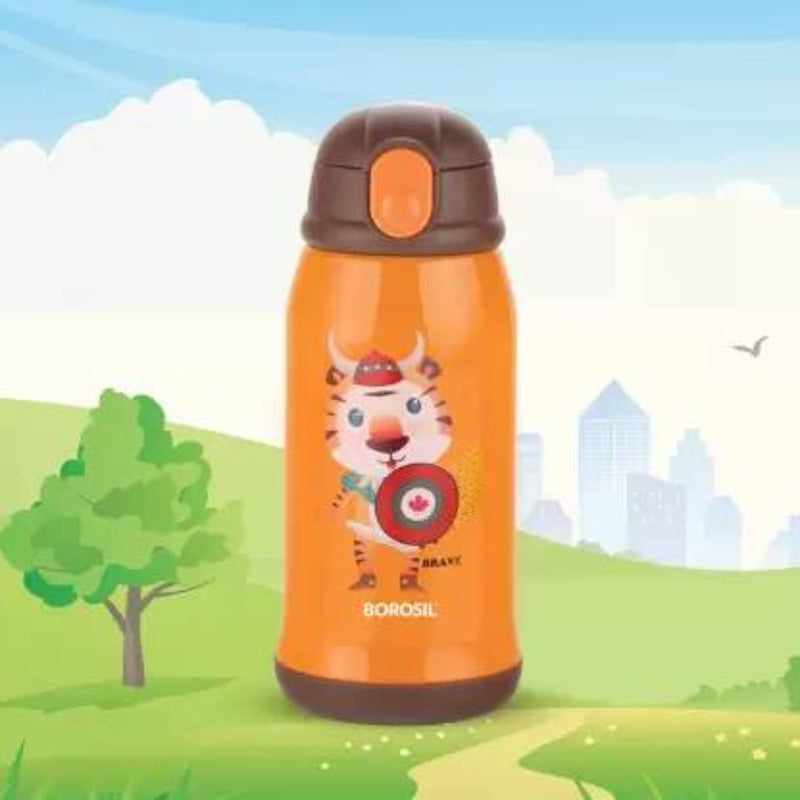 Borosil Hydra Tigry Vacuum Insulated Water Bottle for Kids - 1